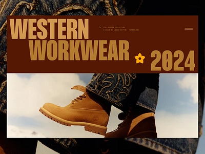 Editorial concepts for Louis Vuitton + Timberland collaboration. awwwards design ui ui design user experience design user interface ux webdesign