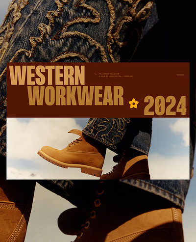 Editorial concepts for Louis Vuitton + Timberland collaboration. awwwards design ui ui design user experience design user interface ux webdesign