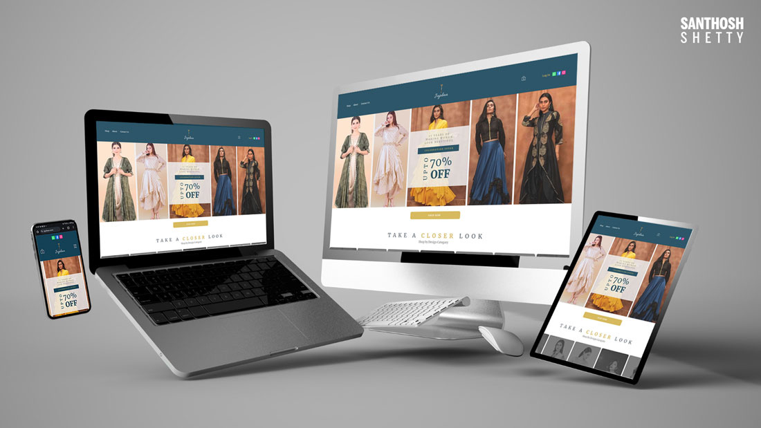 Website designed and Developed for a Fashion Brand "Jajobaa". ecommerce website web development website design wix ecommerce wix website