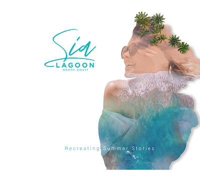 Sia Lagoon branding graphic design logo