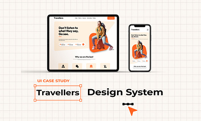 Travellers Design System accessibility brandconsistency case study colorpalette design system designprinciples designsystem digitaldesign interactiondesign interfacedesign responsivedesign travelappdesign typography uicomponents uiuxdesign usability userexperience webdesign