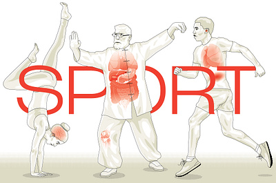 SPORT - Repubblica Salute - April 2023 Issue anatomy human illustration illustrator infographics information design sport vector