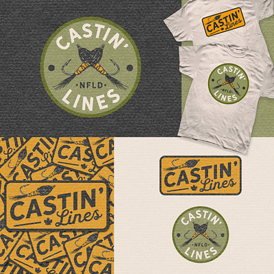 Castin Lines Branding Package branding logo merchandise