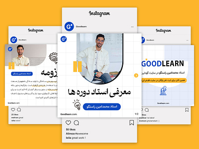 good learn instagram template graphic design instagram template social media template