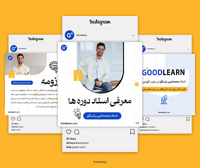 good learn instagram template graphic design instagram template social media template