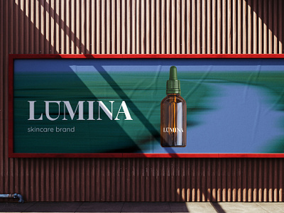 Lumina skin care brand visual identity branding graphic design logo logotype visual identity