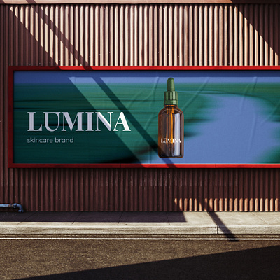 Lumina skin care brand visual identity branding graphic design logo logotype visual identity