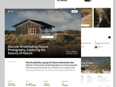 Real Estate Landing Page clean estate find fireart home land real service travel ui ux web