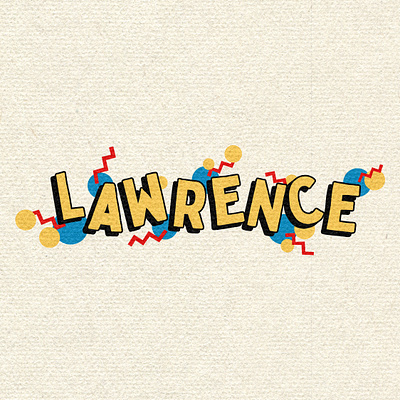 Merch Concept for Lawrence brand live music logo merch design t shirt