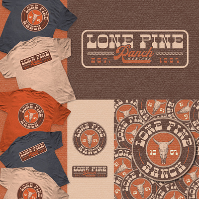 Lone Pine Ranch Branding Package branding design logo ranch