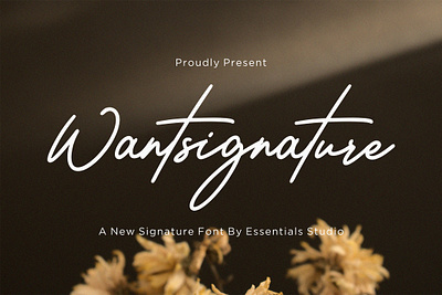 Wantsignature - Modern Signature Font branding designs elegant font font handwriting handwritten luxury font script signature signature font