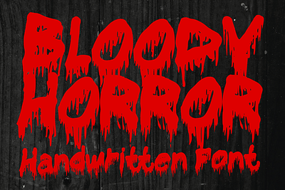 Bloody Horror Font bloody cartoon comic design display font font font design graphic graphic design hand drawn font hand drawn type hand lettering handwritten lettering logotype text type design typeface typeface design typography