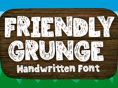 Friendly Grunge Font cartoon comic design display font font font design graphic graphic design hand drawn font hand drawn type hand lettering handwritten headline lettering logotype text type design typeface typeface design typography