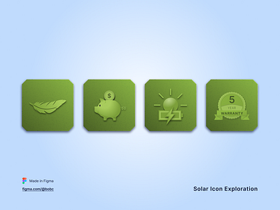 Perovskite Solar Cell Icons branding graphic design icon illustration ui vector