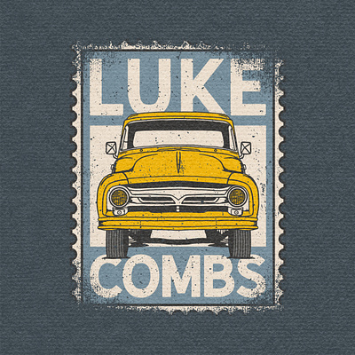 Luke Combs Merch Concept branding design live music logo merch design