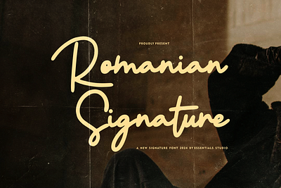 Romanian Signature - Luxury Signature Font logolettering signature signature font