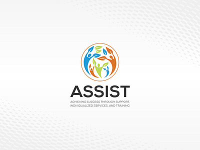 Logo for ASSIST || A non-profit organization Logo portfolio