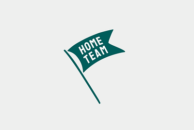 hometeam flag branding design graphic design illustration vector