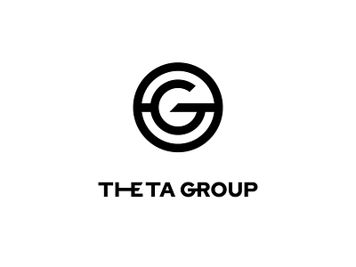Theta Group branding circles crete design g greece group homocentric letter logo overlapping rethymno theta