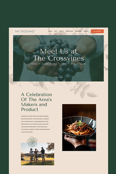 Restaurant Website Design food and beverage graphic design ui web design website