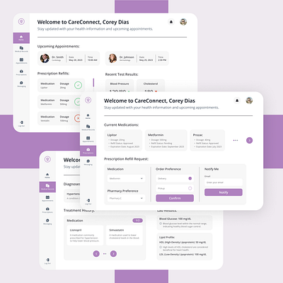 CareConnect || Product Design app app design appdesign branding care design figma health logo product product design product ui productdesign ui ux