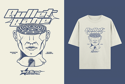 Bullet Bane Merch apparel band merch design graphicdesign illustration merch merch design tshirt