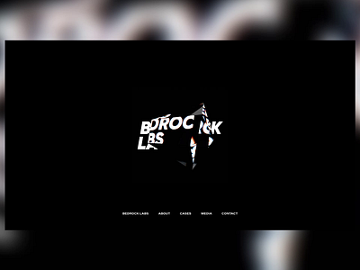 BEDROCK LABS - Landing Page animation bitcoin blockchain branding btc crypto design graphic design homepage landingpage minimal minimalist nft studio ui web web3 website