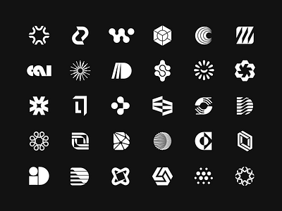 Logomarks Collection branding design graphic design icons lettermark logo logocollection logomark type