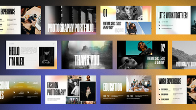 Creative Portfolio - Presentation Templates branding minimalist design minimalist portfolio portfolio design portfolio ppt ppt design