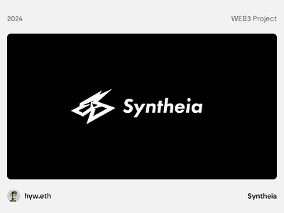 Syntheia - Web3 Crypto X Score Ranking Platform - Brand Logo bitcoin blockchain branding btc crypto design icon illustration logo minimal minimalist ui web3