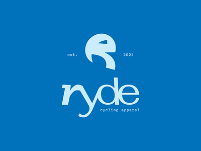 RYDE | Cycling Apparel Logo Suite design graphic design logo logo design logo suite logo variations