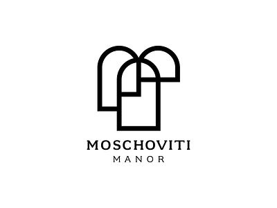 Moschoviti Manor arches ascending branding crete design floors graphic design greece hotel interior logo rethymno stairs