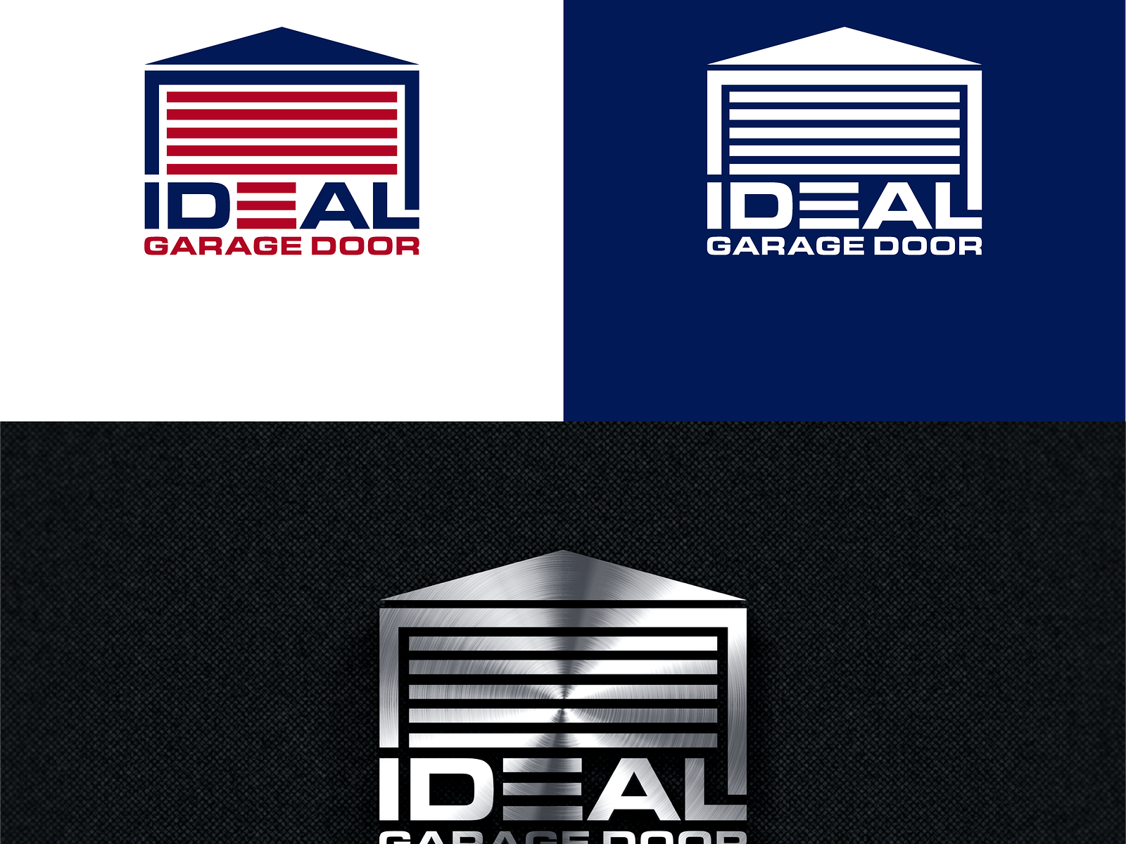 Modern Garage Door Logo Design by Dil Nawaz The Lion Studios on Dribbble