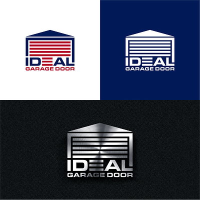 Modern Garage Door Logo Design car garage flat garage garage company garage door garage door maintenance garage door service garage gate garage logo garage logo design garage workshop home garage lettermark modern symbolic