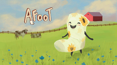 "Afoot" Game Jam Artwork artwork cartoon digital digital art digital artwork game illustration game jam graphic design illustration