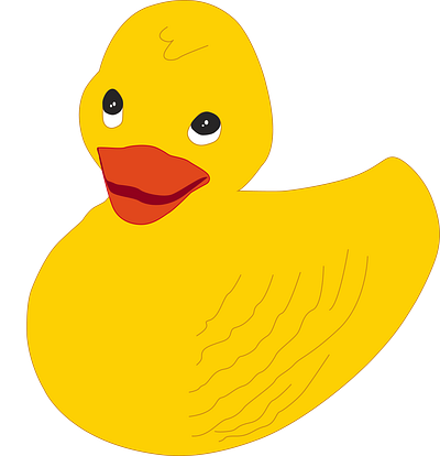 Duck Vector Exercise design exercise graphic design graphic design i rubber duck vector