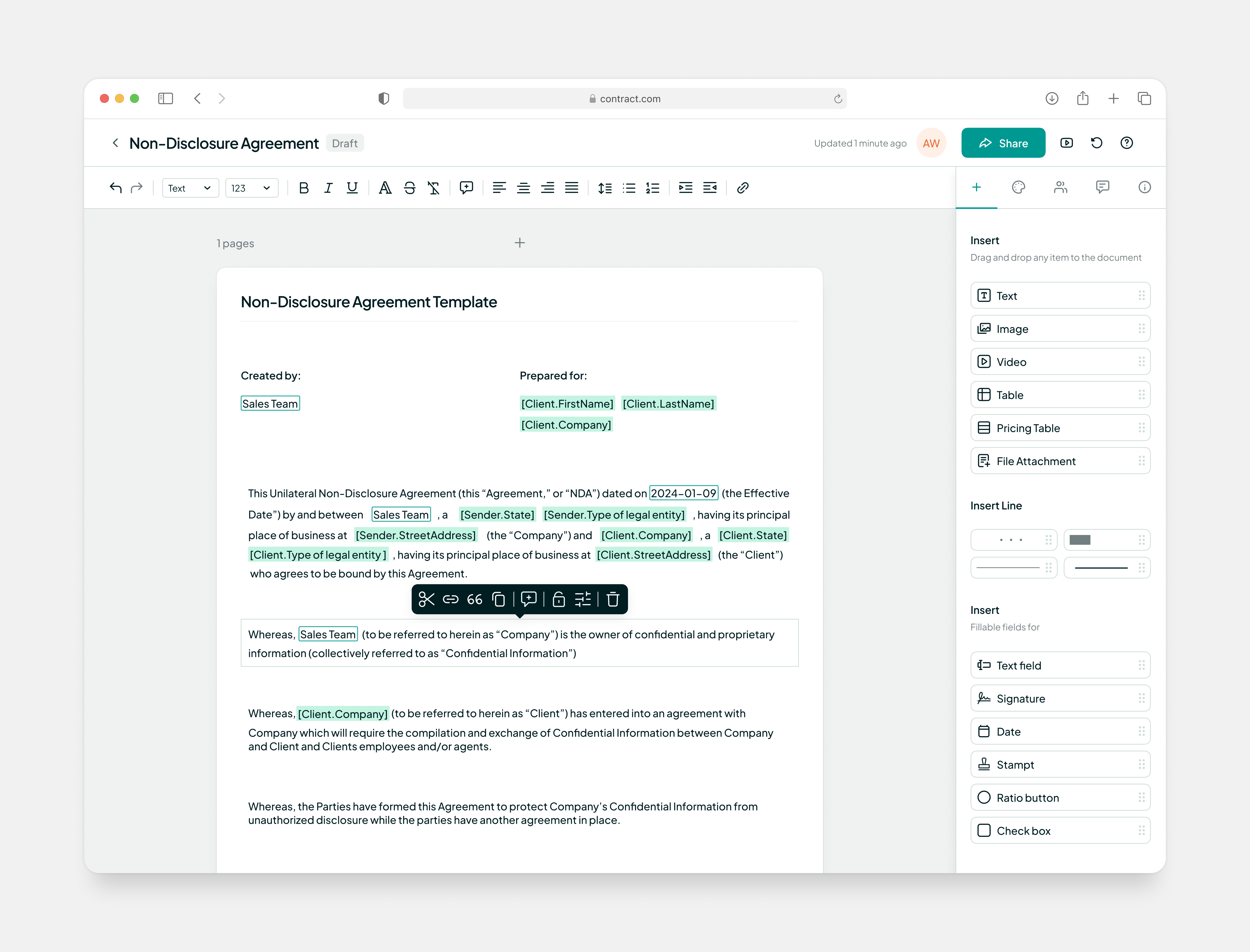 Contracts Editor - UI UX Design aggrement aggrement app b2b saas clean saas ui contract app contract dashboard contracts contractsedit dashboard dashboard ui document edit ui edit contract online contract ui saas saas ui saasdashboard ui ui design ui ux design user interface
