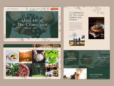 Restaurant Website Design graphic design layout website design