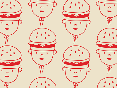 ✨ Burger baby ✨ branding illustration logo