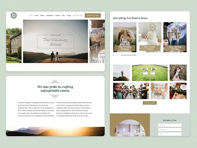 Wedding Website Template Design graphic design web website design weddings