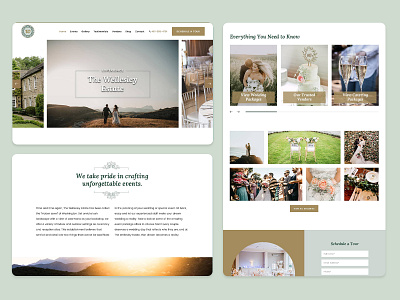 Wedding Website Template Design graphic design web website design weddings