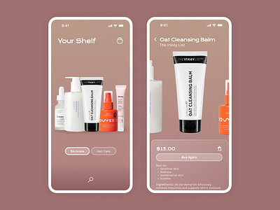 Beauty App Concept app beauty branding design digital design makeup ui ux