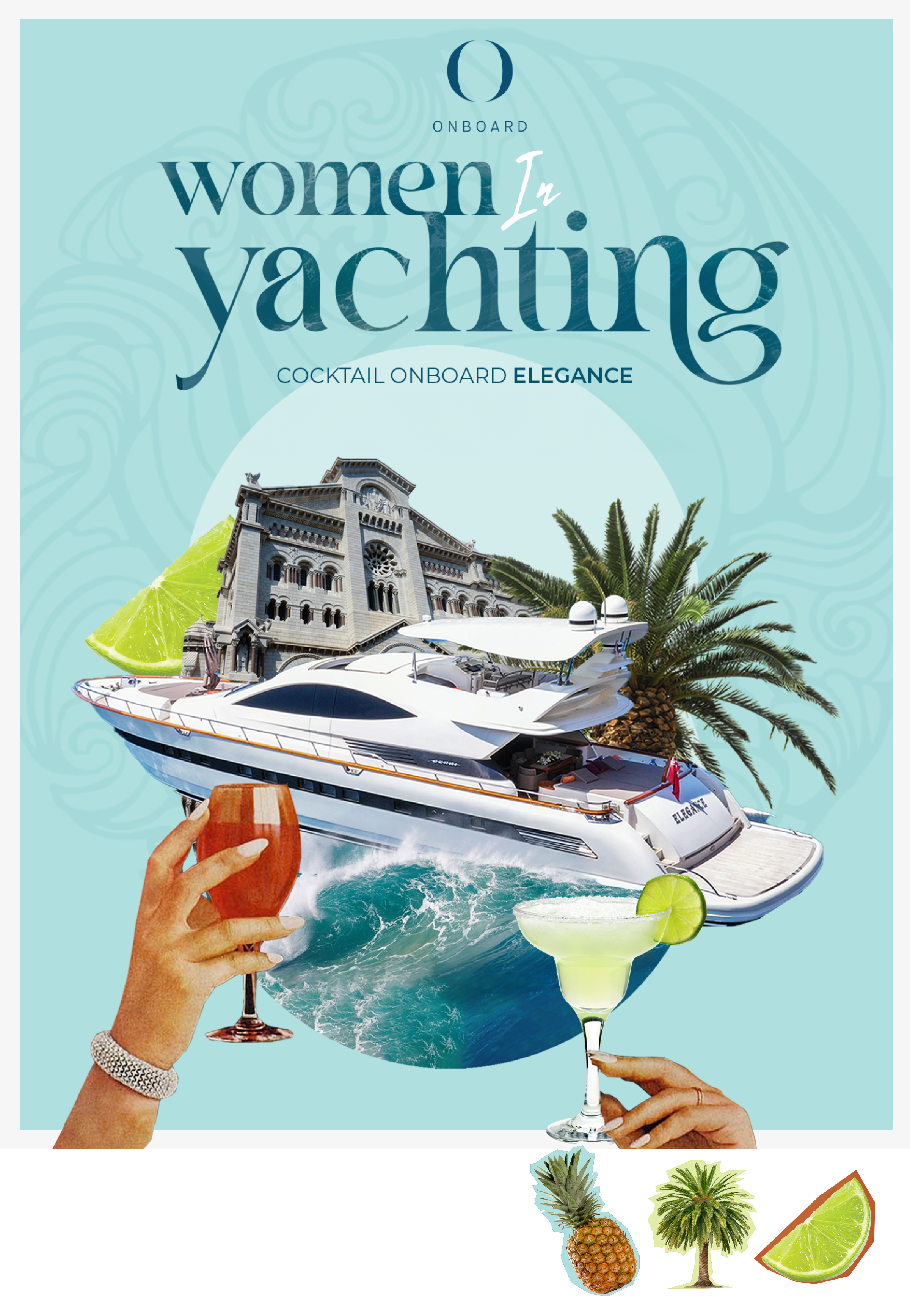 Cocktail flyer design graphic design illustration