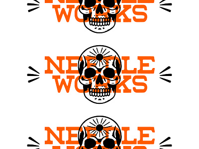 NW MGMT artist branding design flash grid identity illustration logo service skull squarespace tattoo web design