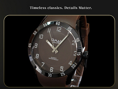 Luxury Clock hero section ecommerce figma graphic design luxury shopping online ui ux webdesign website