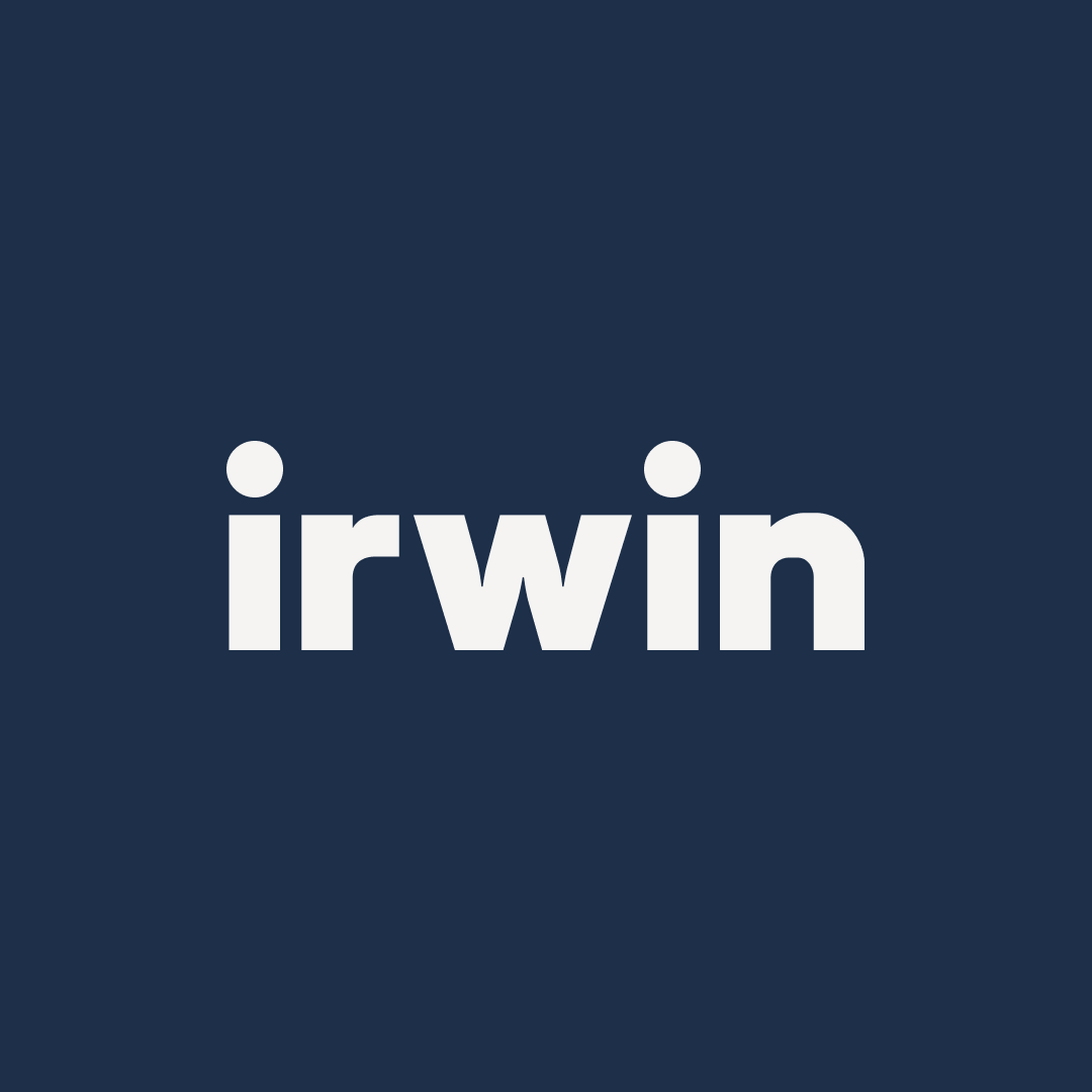Irwin Rebrand + Case Study b2b b2b rebrand brand design brand identity focus lab logo design logo iterations logo refinement logotype rebrand