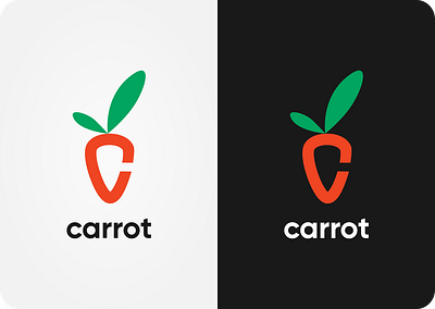 Carrot branding logo