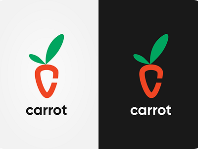 Carrot branding logo