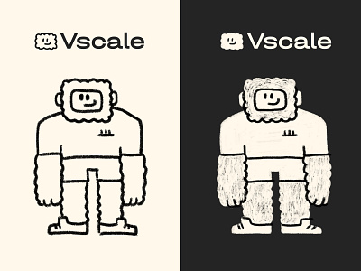 Vscale Mascot / YETI branding character design graphic design illustration logo mascot selectel vscale