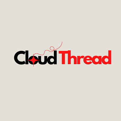 Cloud Thread : Bed Sheets Seller. brand branding logo logo design typography